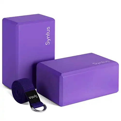 Yoga Block and Yoga Strap Set